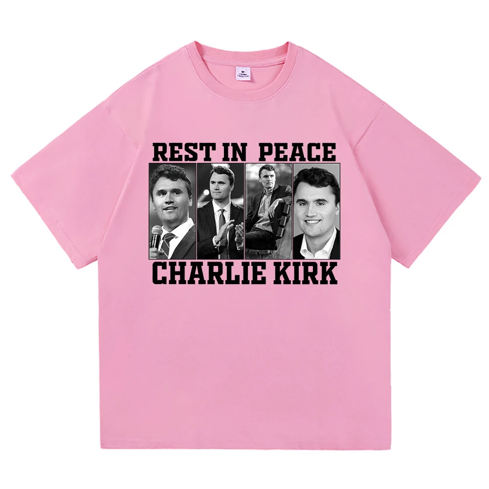 Charlie Kirk Rest In Peace T-Shirt Multiple Colors